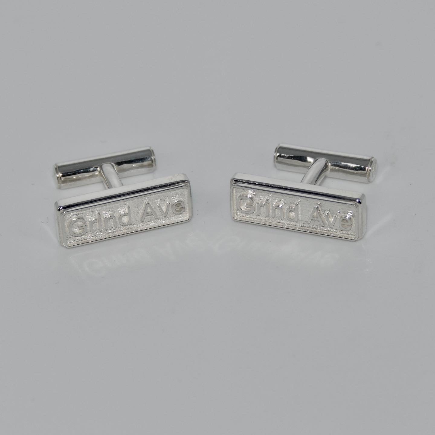 Grind Ave - Street Sign Cufflinks